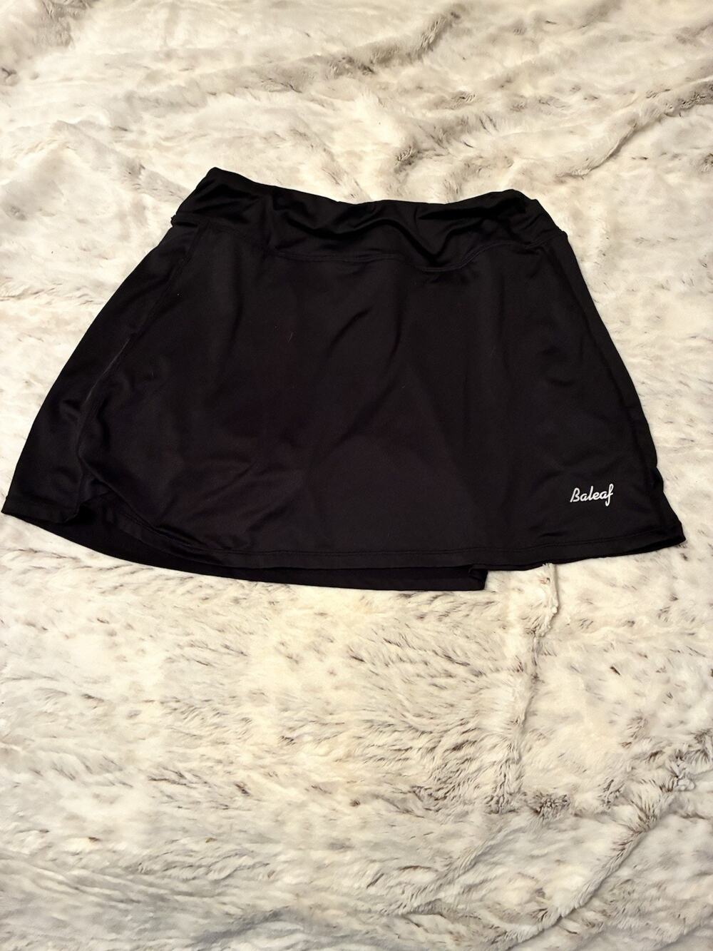 Baleaf Skirt Skort Womens Medium Tennis Golf Black Activewear Outdoor Gym
